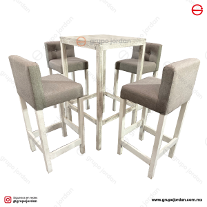 Periquera de madera wash 4 prs